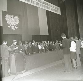 Inauguracja roku akademickiego 1975/1976 na Uniwersytecie Wrocławskim połączona z obchodami jubil...