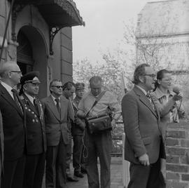 Odsłonięcie tablicy pamiątkowej na willi "Colonia"