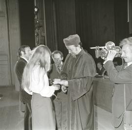 Inauguracja roku akademickiego 1975/1976 na Uniwersytecie Wrocławskim połączona z obchodami jubil...