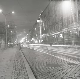 Przedświąteczny Wrocław nocą