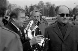 Prezydent Vaclav Havel w Warszawie – 1990