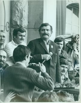 Lech Wałęsa we Wrocławiu 1981