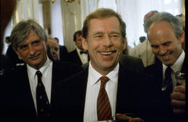 Prezydent Vaclav Havel na Hradczanach