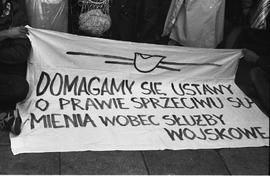 Protest WiP ws. więźniów sumienia