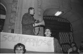 Demonstracja w rocznicę stanu wojennego - 1988