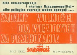 Żądamy wolności dla więzionych za przekonania!