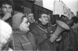 Demonstracja w rocznicę stanu wojennego 1988