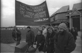 Protest przeciw budowie huty ołowiu