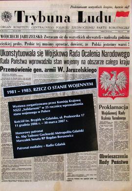 1981-1983. Rzecz o Stanie Wojennym: wystawa