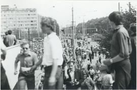 Demonstracja 1 maja 1983 r. na pl. Grunwaldzkim