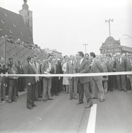 Uroczyste otwarcie trasy W-Z na pl. Dominikańskim we Wrocławiu