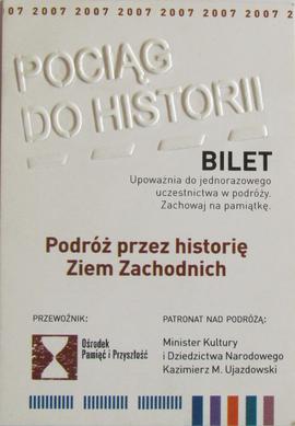 Bilet wstępu: Pociąg do historii