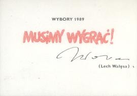 Wybory 1989. Musimy wygrać! Lech Wałęsa