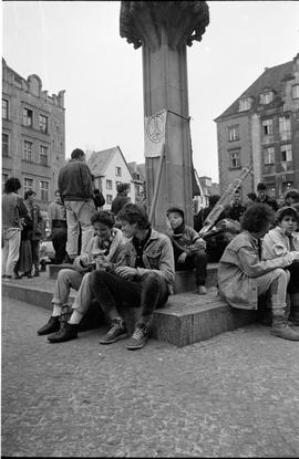 Protest pacyfistów