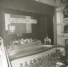 Inauguracja roku akademickiego 1975/1976 na Uniwersytecie Wrocławskim połączona z obchodami jubil...