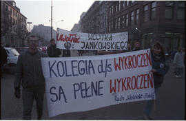 Protest Ruchu Wolność i Pokój