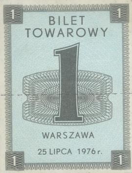 Bilet towarowy