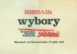 Pierwsze w PRL demokratyczne wybory