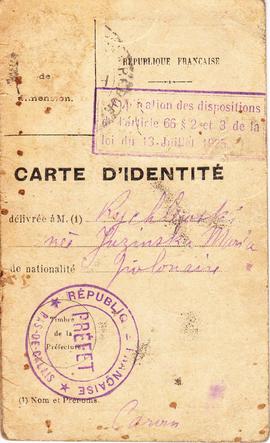 Carte d'identité