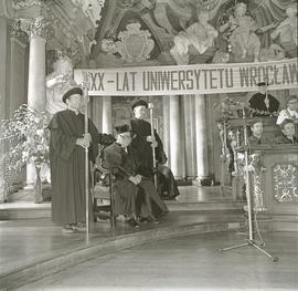 Nadanie tytułu doktora honoris causa Uniwersytetu Wrocławskiego prof. Henrykowi Jabłońskiemu