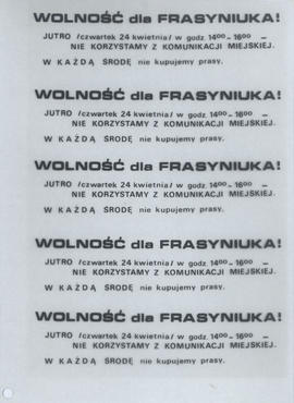 Wolność dla Frasyniuka!