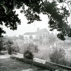 Wyspa Piasek we Wrocławiu - widok z Bastionu Ceglarskiego