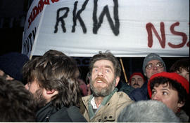 Demonstracja w rocznicę stanu wojennego - 1988