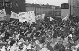 Demonstracja w rocznicę stanu wojennego