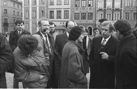 Prezydent Vaclav Havel w Warszawie – 1990