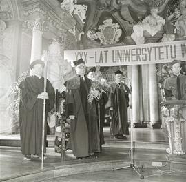 Nadanie tytułu doktora honoris causa Uniwersytetu Wrocławskiego prof. Henrykowi Jabłońskiemu