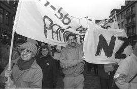 Demonstracja w rocznicę stanu wojennego 1988