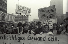 Berlin Wschodni – wielka manifestacja na Alexanderplatz