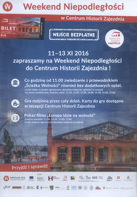 Weekend Niepodległości w Centrum Historii Zajezdnia