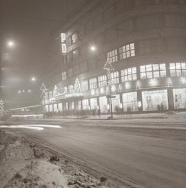 Przedświąteczny Wrocław nocą