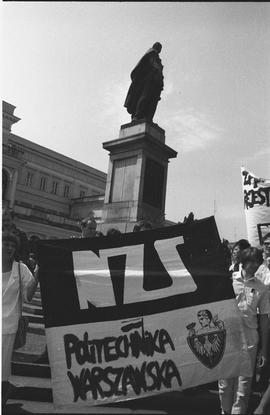 Demonstracja po decyzji sądu ws. rejestracji NZS