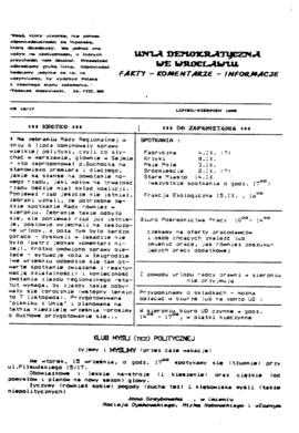 Unia Demokratyczna we Wrocławiu - nr 16/17