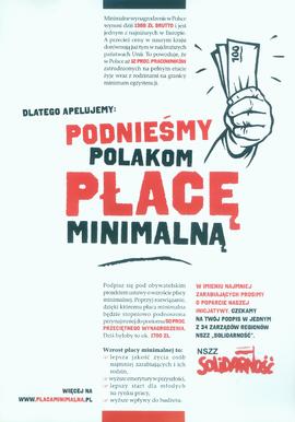 Podnieśmy Polakom Płacę Minimalną: obywatelski projekt ustawy