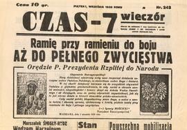 Czas : dziennik poświęcony polityce krajowej i zagranicznej oraz wiadomościom literackim, rolnicz...