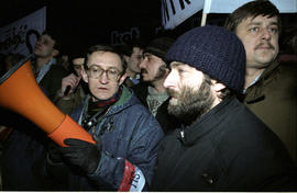 Demonstracja w rocznicę stanu wojennego - 1988