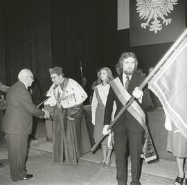 Inauguracja roku akademickiego 1975/1976 na Uniwersytecie Wrocławskim połączona z obchodami jubil...