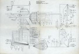 Schemat instalacji elektrycznej samochodu Polski Fiat 126p FL