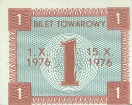 Bilet towarowy