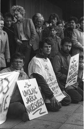 Protest Ruchu Wolność i Pokój