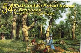 Pocztówka 54 Mistrzostwa Polski Kobiet w Szachach