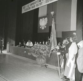 Inauguracja roku akademickiego 1975/1976 na Uniwersytecie Wrocławskim połączona z obchodami jubil...